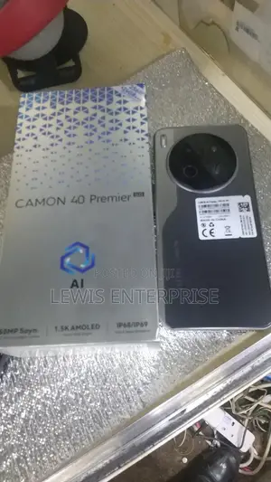 New Tecno Camon 40 Premier 256 GB Black