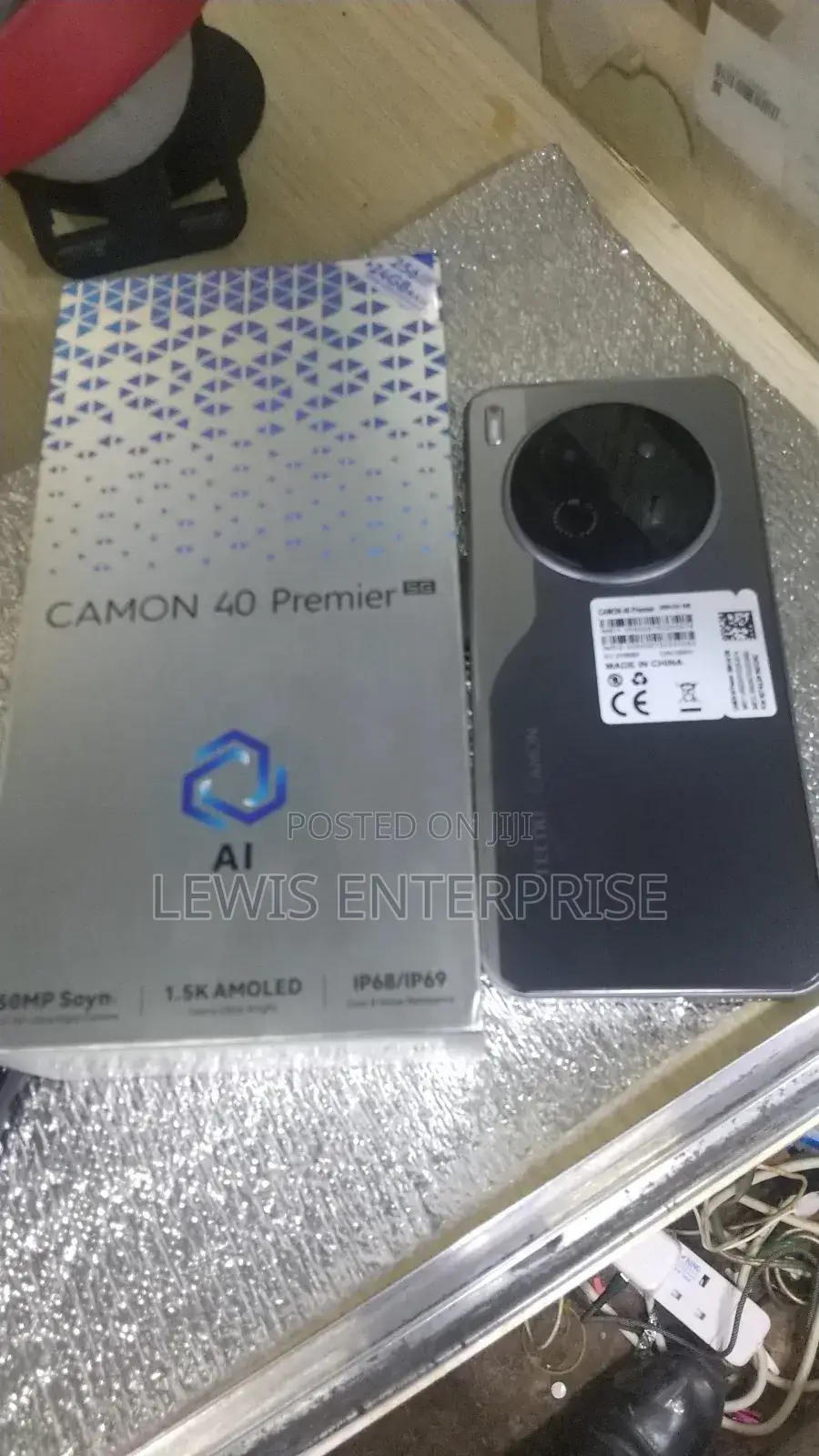 New Tecno Camon 40 Premier 256 GB Black