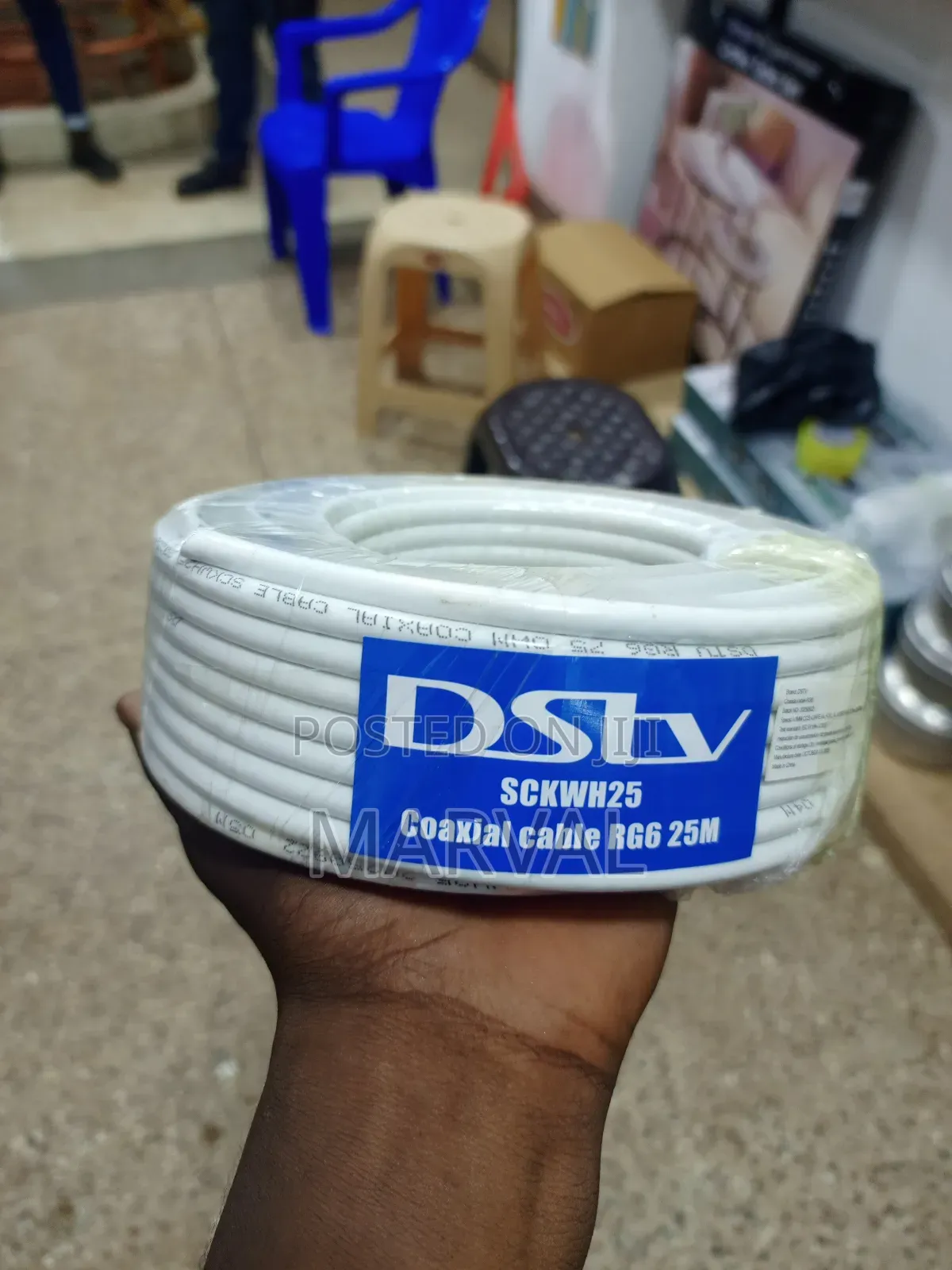 25m DSTV Rg6 Coaxial Cable