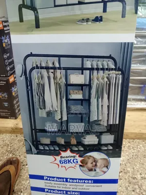 Multifunctional Drying and Storage Cloth Rack - Bearing 68kg