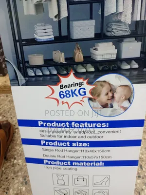 Multifunctional Drying and Storage Cloth Rack - Bearing 68kg