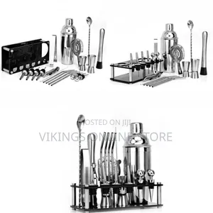 20pcs/Set Cocktail Set Boston Cocktail Shaker Stainless Steel Drink