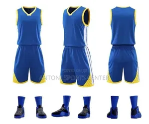 Basketball Jerseys Blue Color