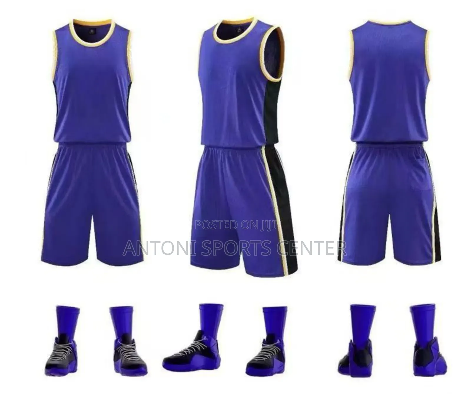 Basketball Jerseys Blue Color
