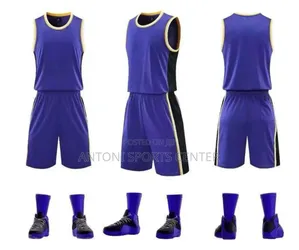 Basketball Jerseys Blue Color