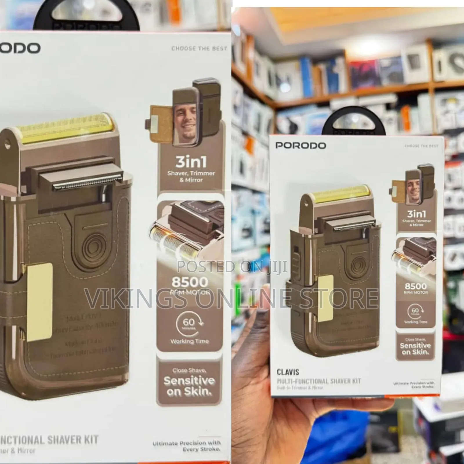 Porodo Clavis Multi-Functional Shaver Kit