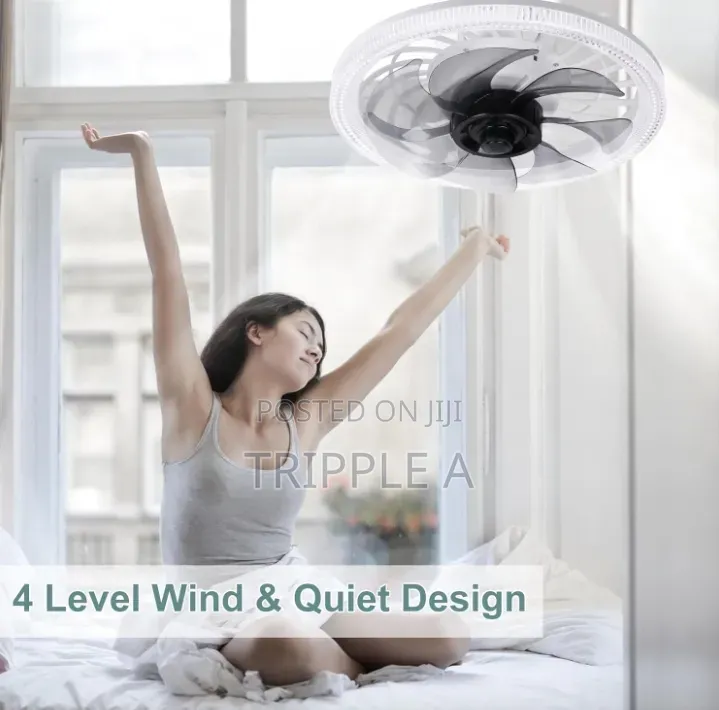 E27 Socket Fan Light With Remote