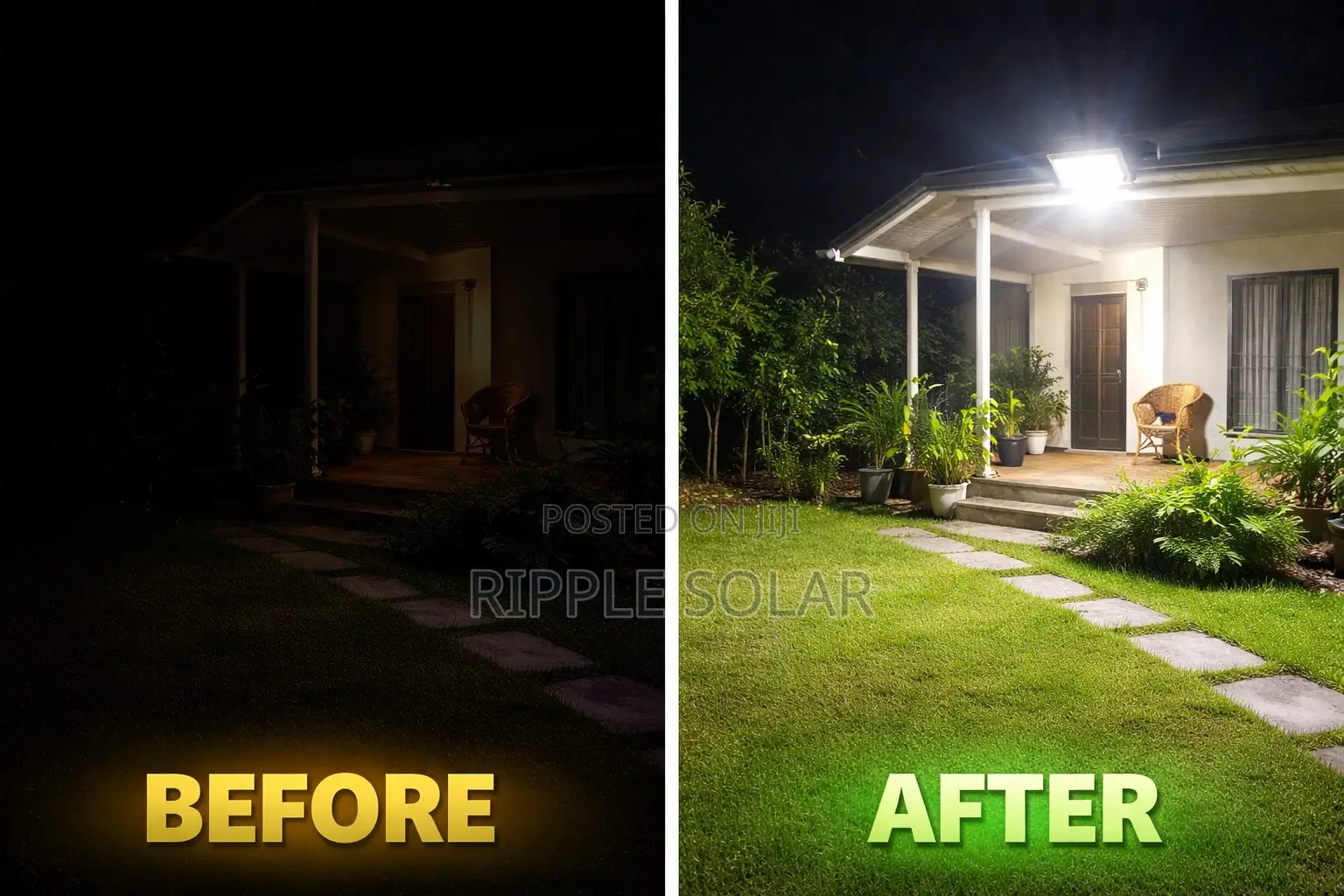 800w Solar Flood Light Waterproof Outdoor Security Lamp With Remote