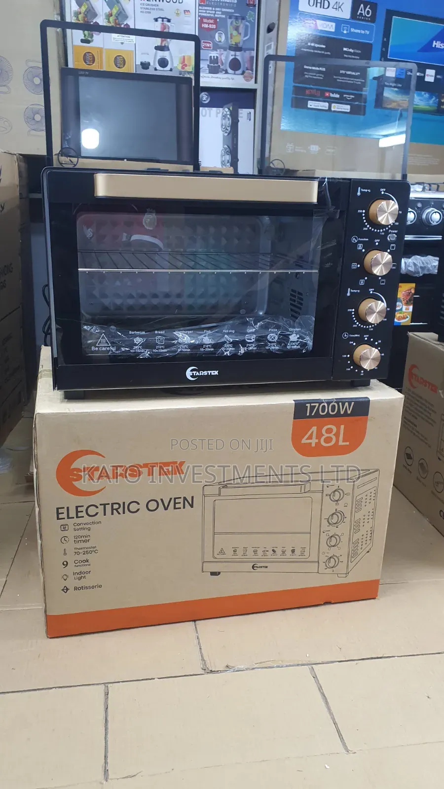 Electric Oven 48l Capacity With Rotisserie Starstrek