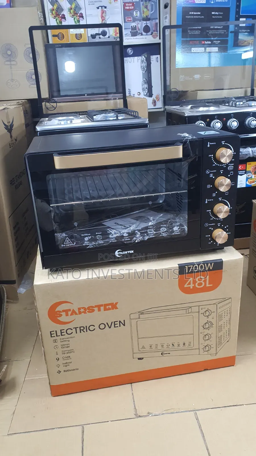 Electric Oven 48l Capacity With Rotisserie Starstrek