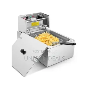 6l Single Deep Fryer – Stainless Steel