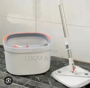 Lazy Spin Mop and Bucket Cleaning System