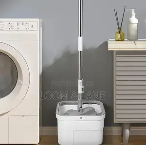 Lazy Spin Mop and Bucket Cleaning System
