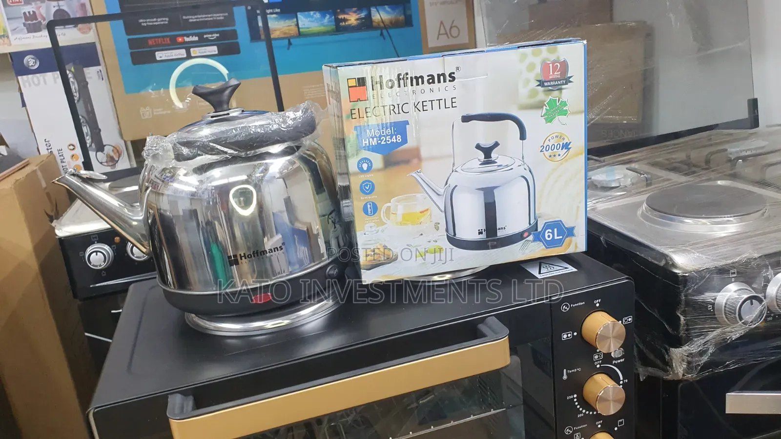 Electric Kettle 6l Hoffmans Hm-2548 2000w