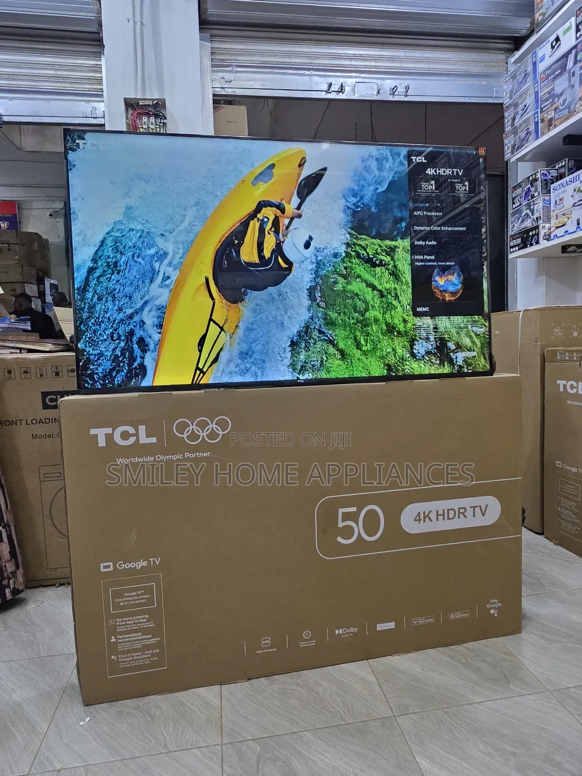 50v655 TCL 50inches Uhd- Google Android Smart Tv at 20% Discount