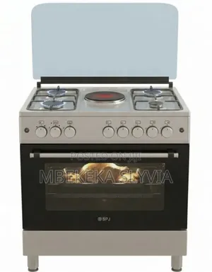SPJ Cooker 4 Gas and 1 Electric Hotplate 80x60cm Turkish Brand