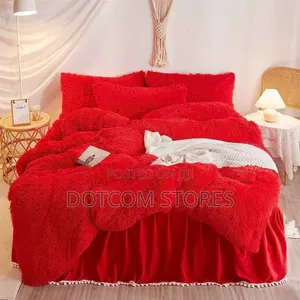 Faux Fur Velvet Fluffy Bedding Duvet Cover Set
