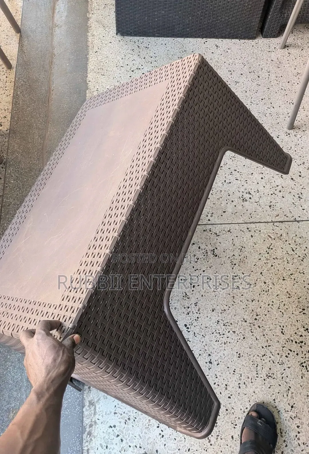 Plastic Table ~ Coffee Brown