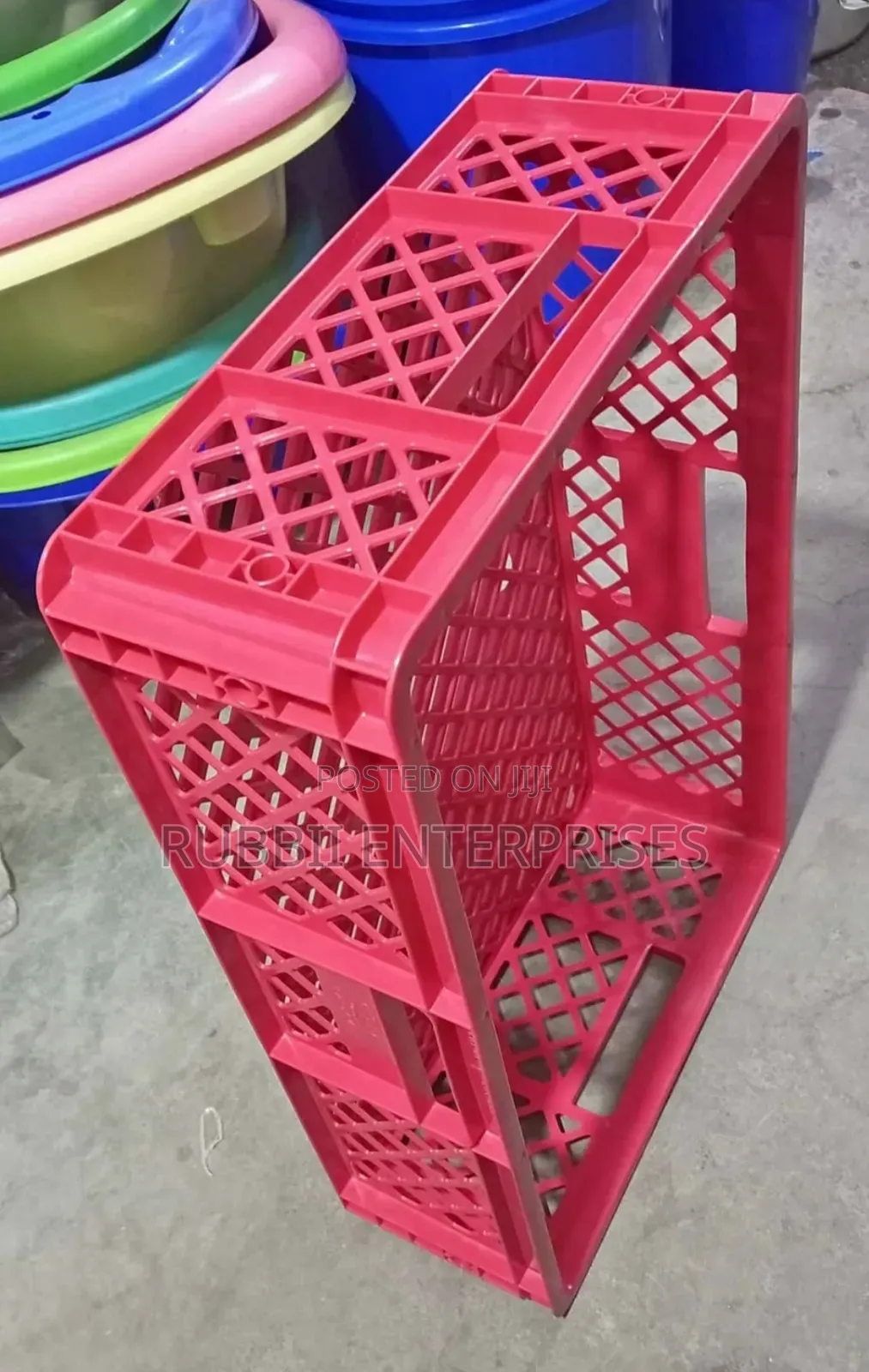 Heavy-Duty Plastic Crate