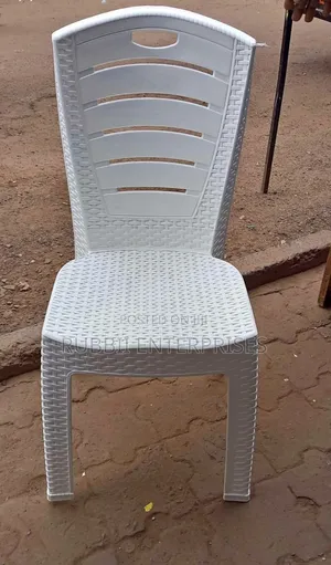 Plastic Stackable Dining Chair ~ White