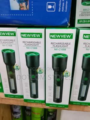 Rechargeable Flashlight Model Nv-C1008.