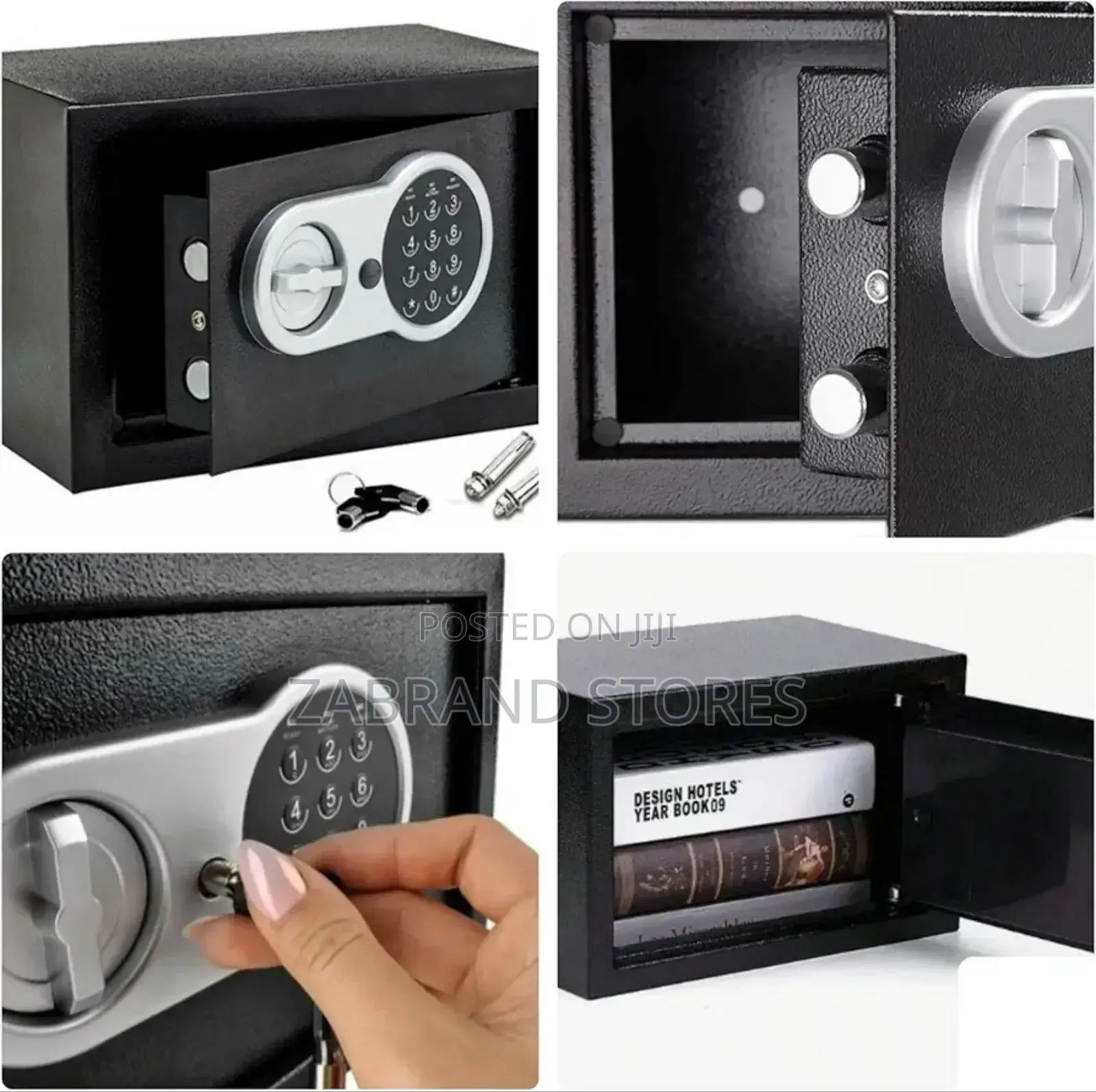 Electronic Safety Box for Money and Valuable Docs
