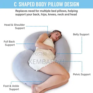 C-Shaped Pregnancy and Maternity Pillow