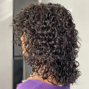 Human Hair-Fringe-in Black