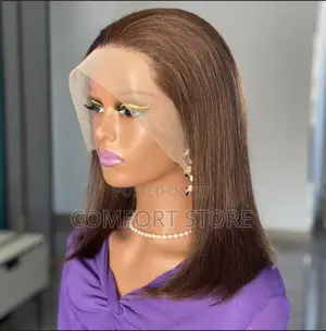 Human Hair Wigs-B0b Color 2# 14 Inches