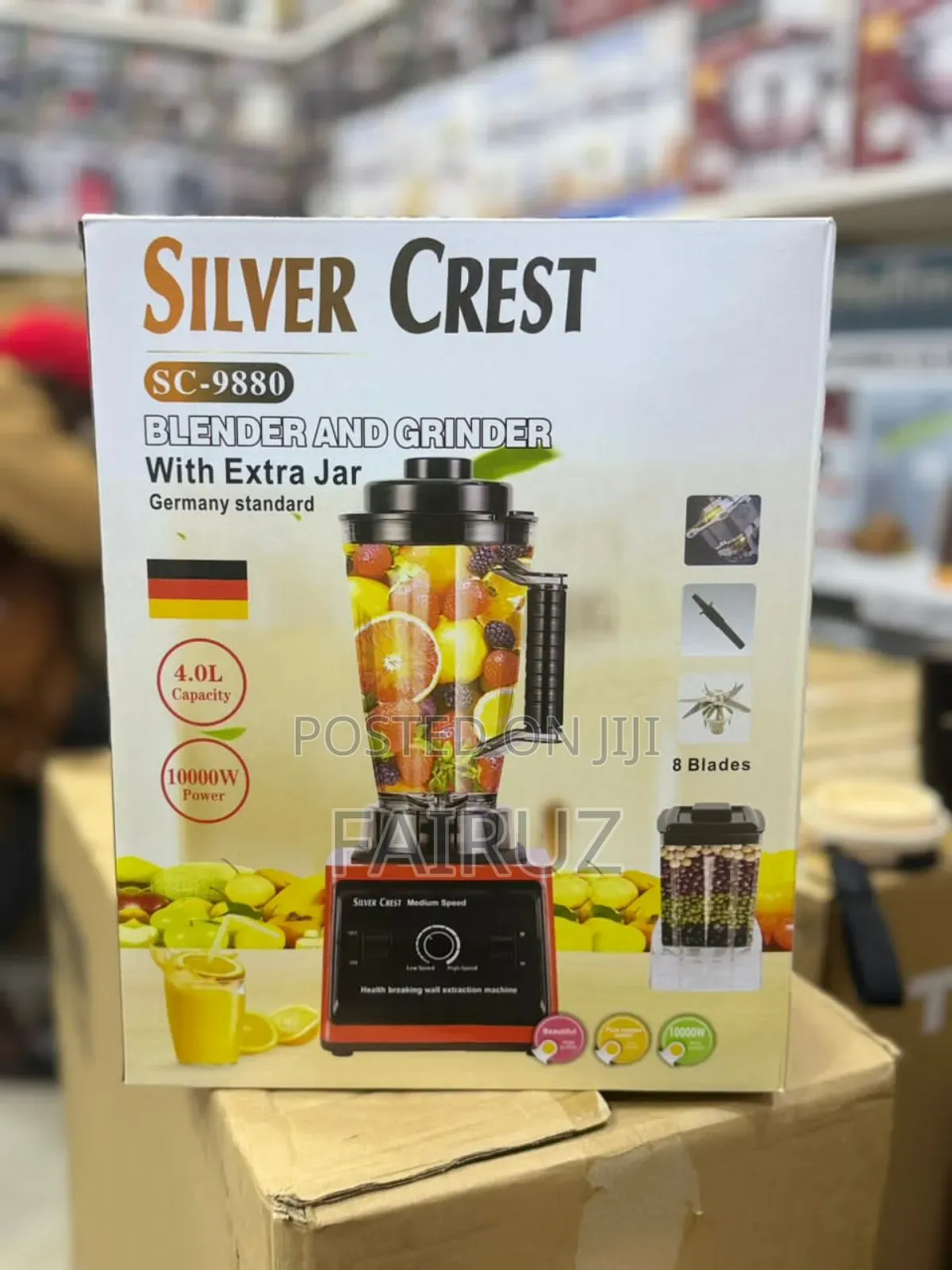 4l Silver Crest Blender and Grinder
