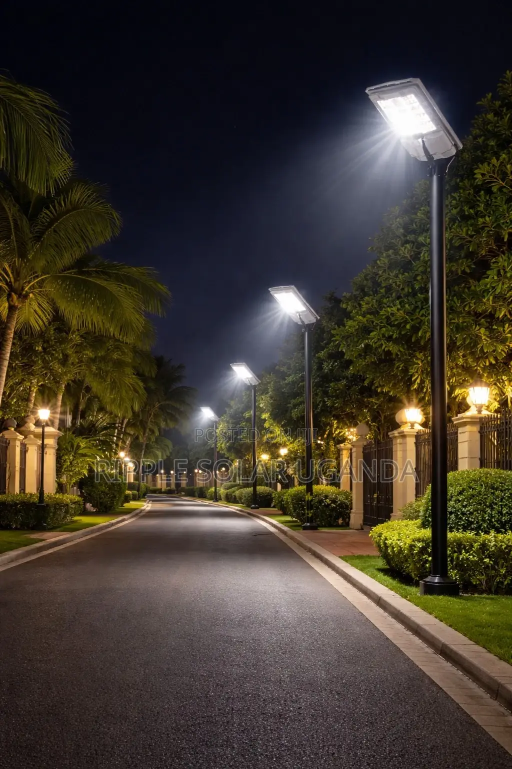 400w Solar Street Light Waterproof All-in-one Kampala