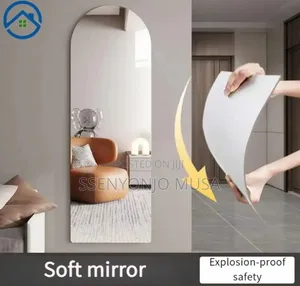 Self-Adhesive Acrylic Mirror -Frameless-Wall-Mounted,20x90cm