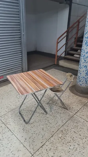 Stable Folding Reading Table and Chair