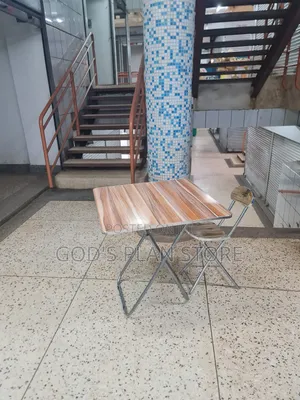 Stable Folding Reading Table and Chair