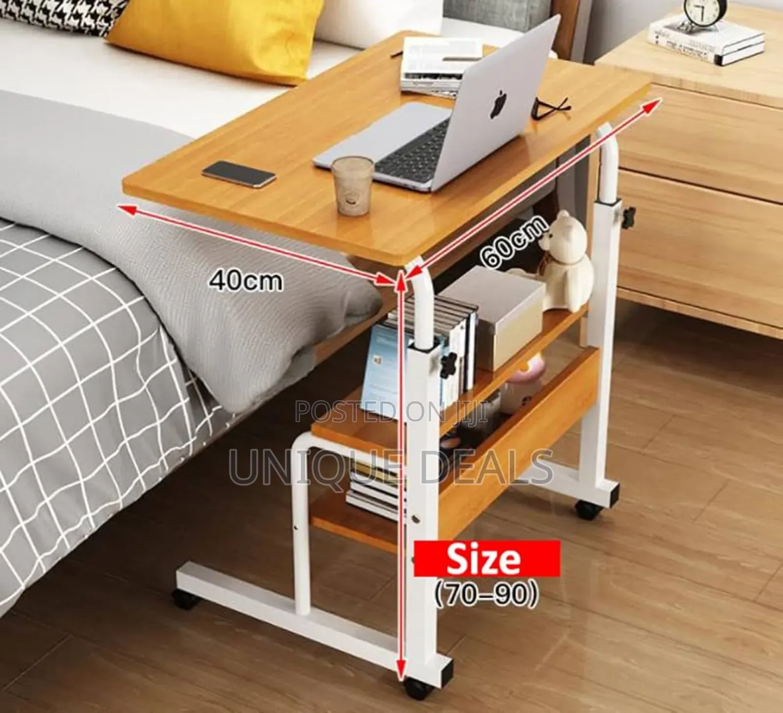 Portable Laptop Table With Adjustable Height