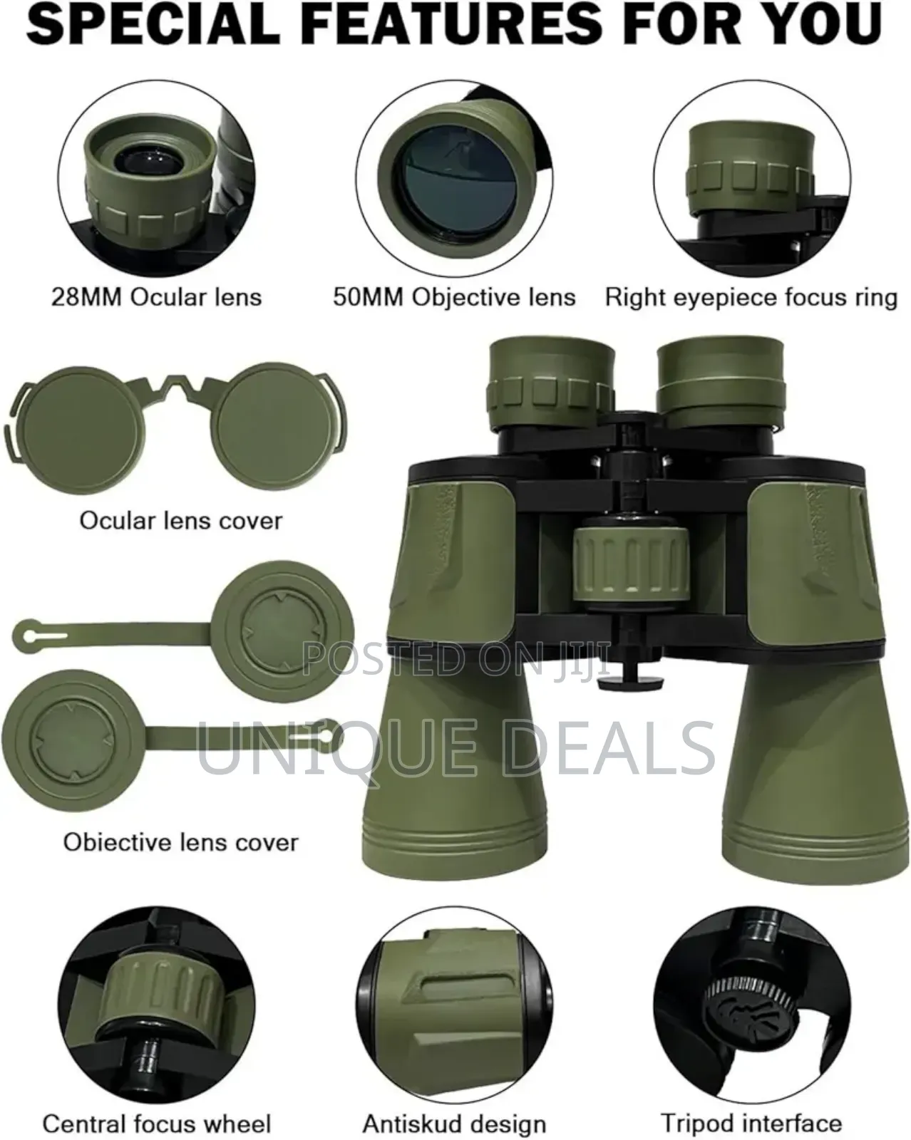 Binoculars for Adults and Kids High Power Compact Binoculars Large