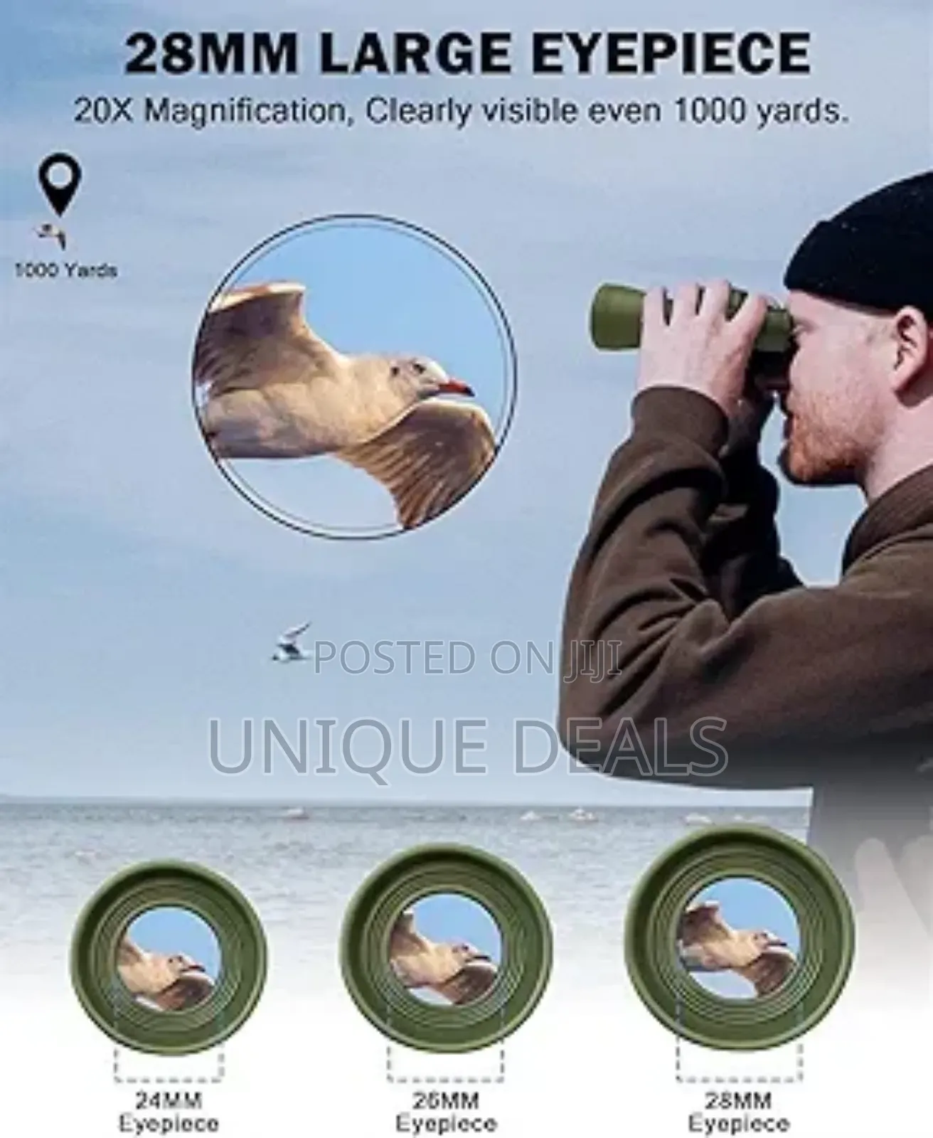 Binoculars for Adults and Kids High Power Compact Binoculars Large