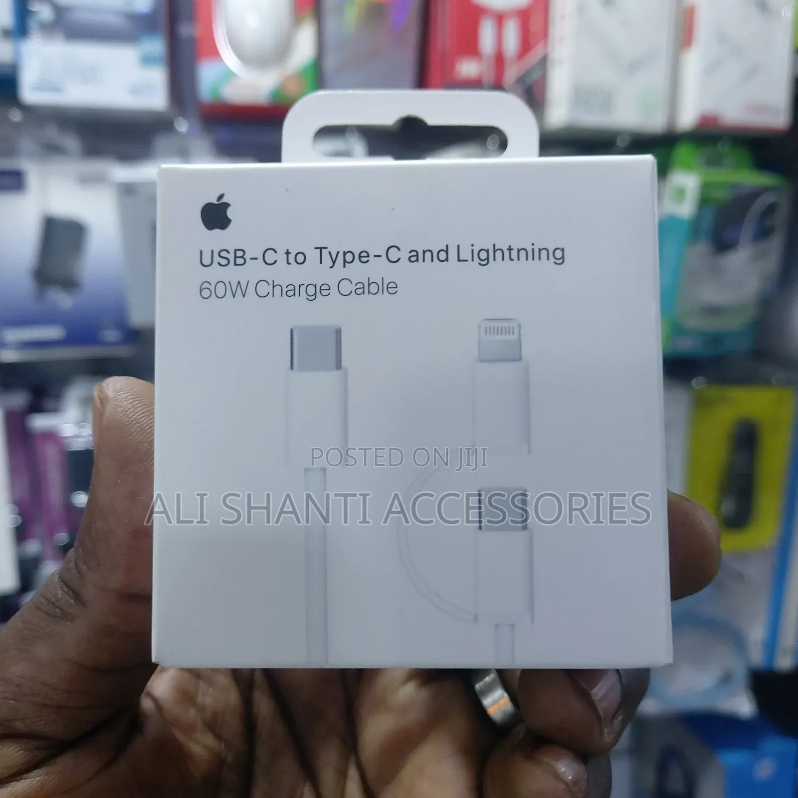 60w Usb-C to Usb-C and Lightning Charging Cable