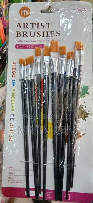 12-Piece Multipurpose Paintbrush Set