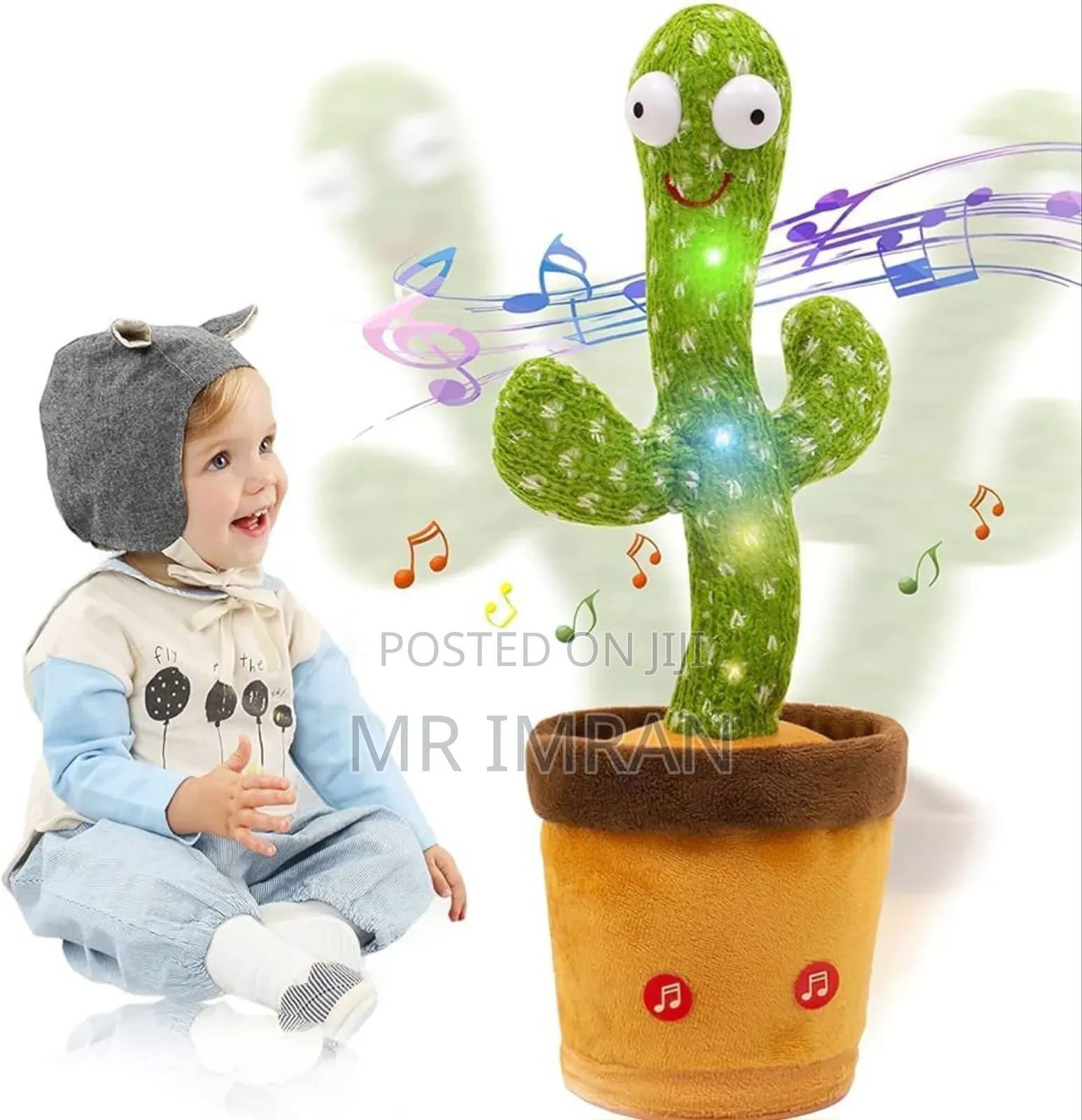 Interactive Dancing Cactus Toy