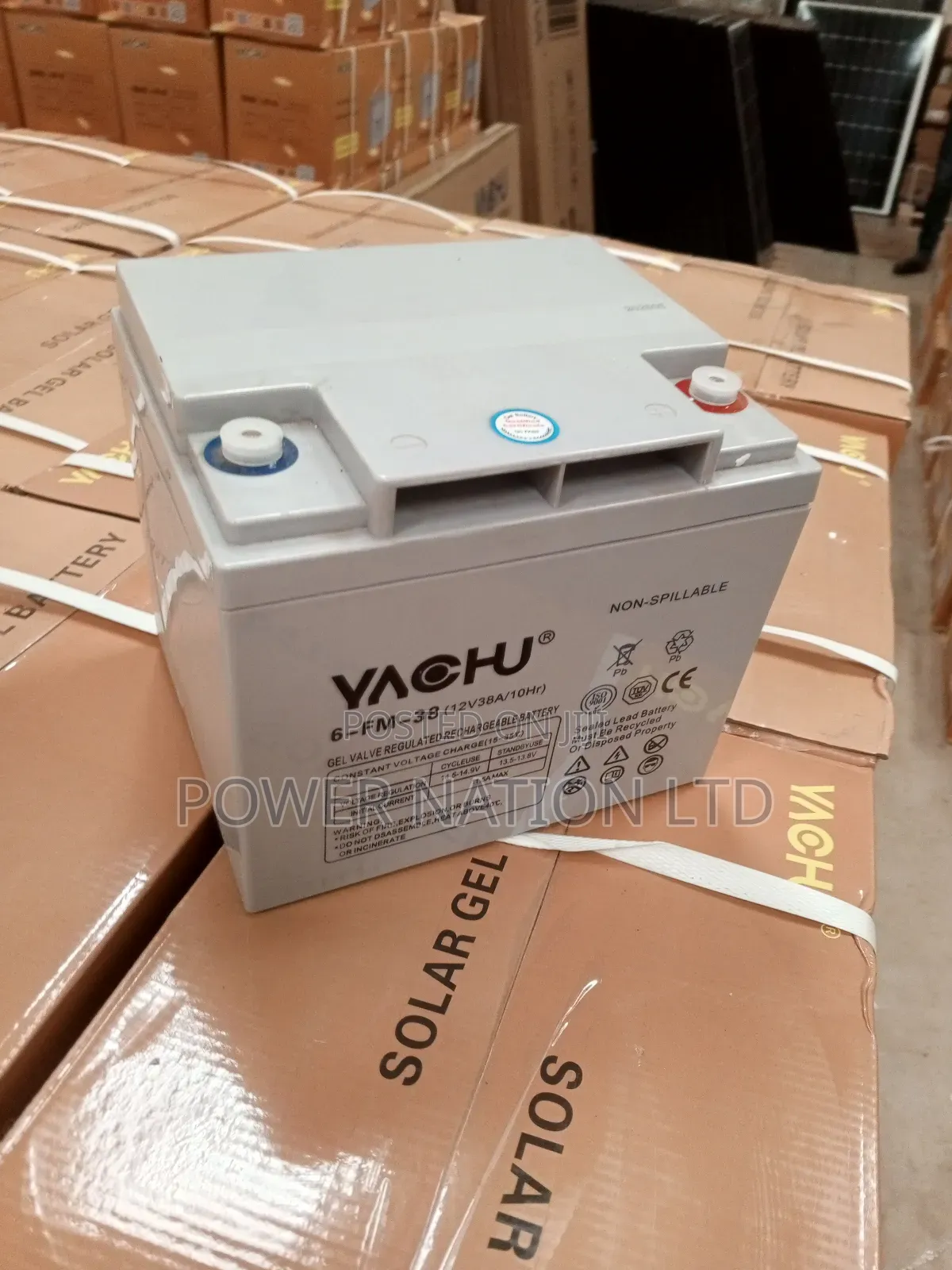 38ah Yachu Solar Battery