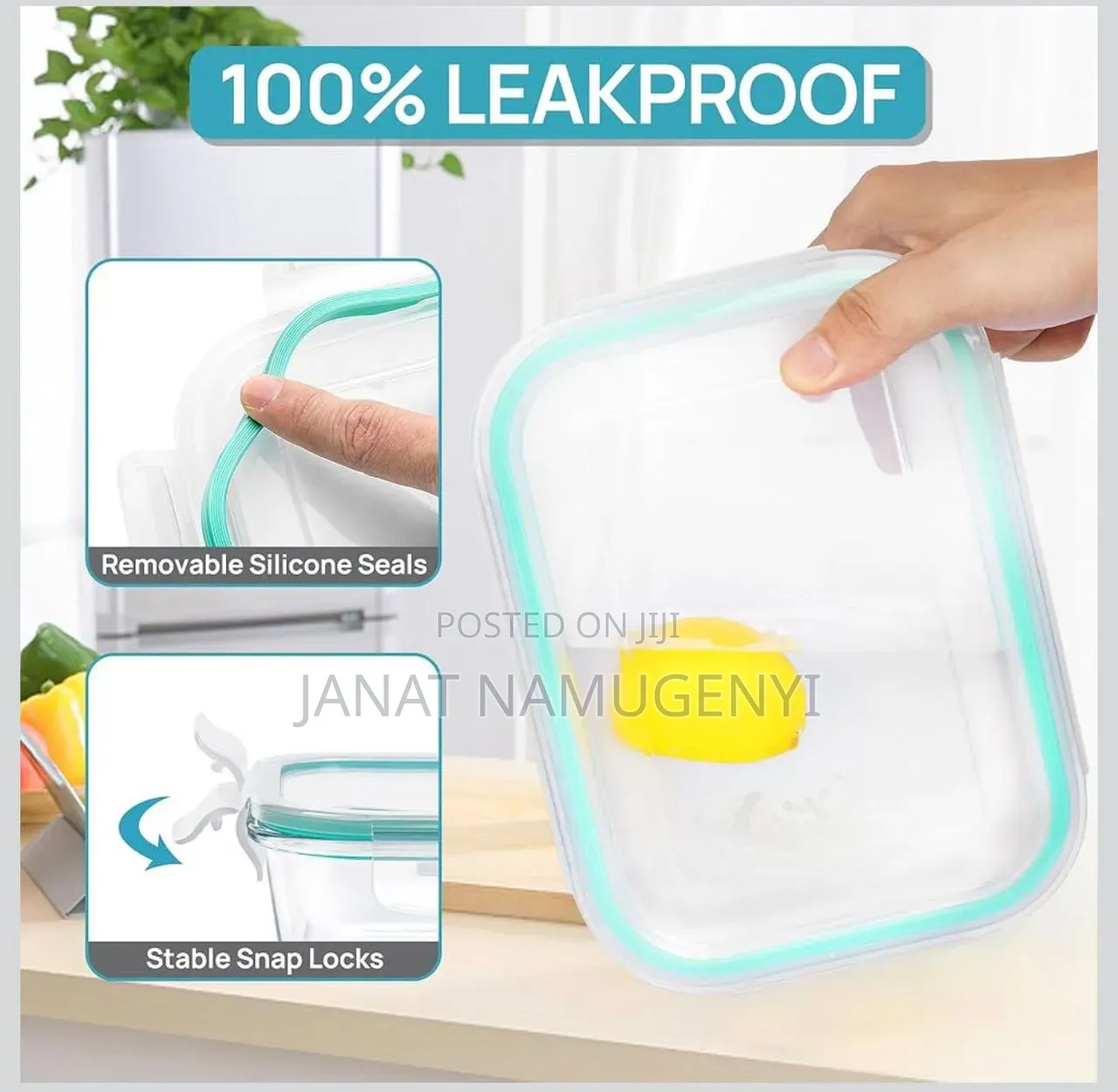 Vtopmart 18 Pack Glass Food Storage Containers