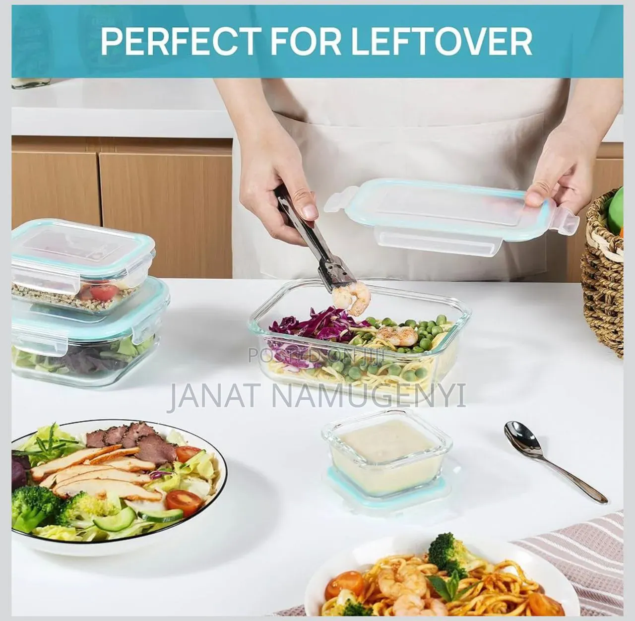 Vtopmart 18 Pack Glass Food Storage Containers