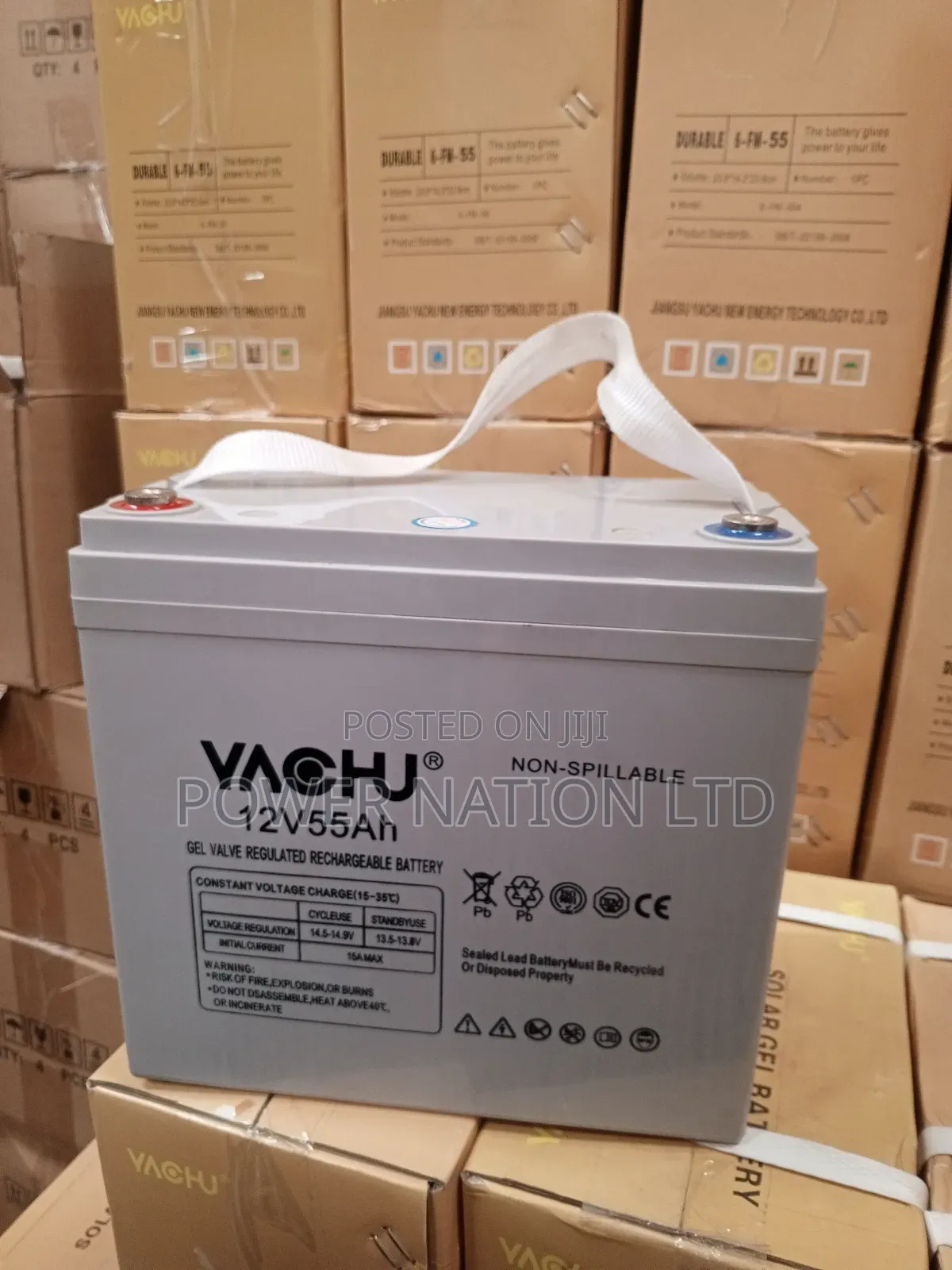 55ah Non Spillable Solar Battery