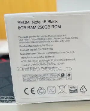 New Xiaomi Redmi Note 15 256 GB Red