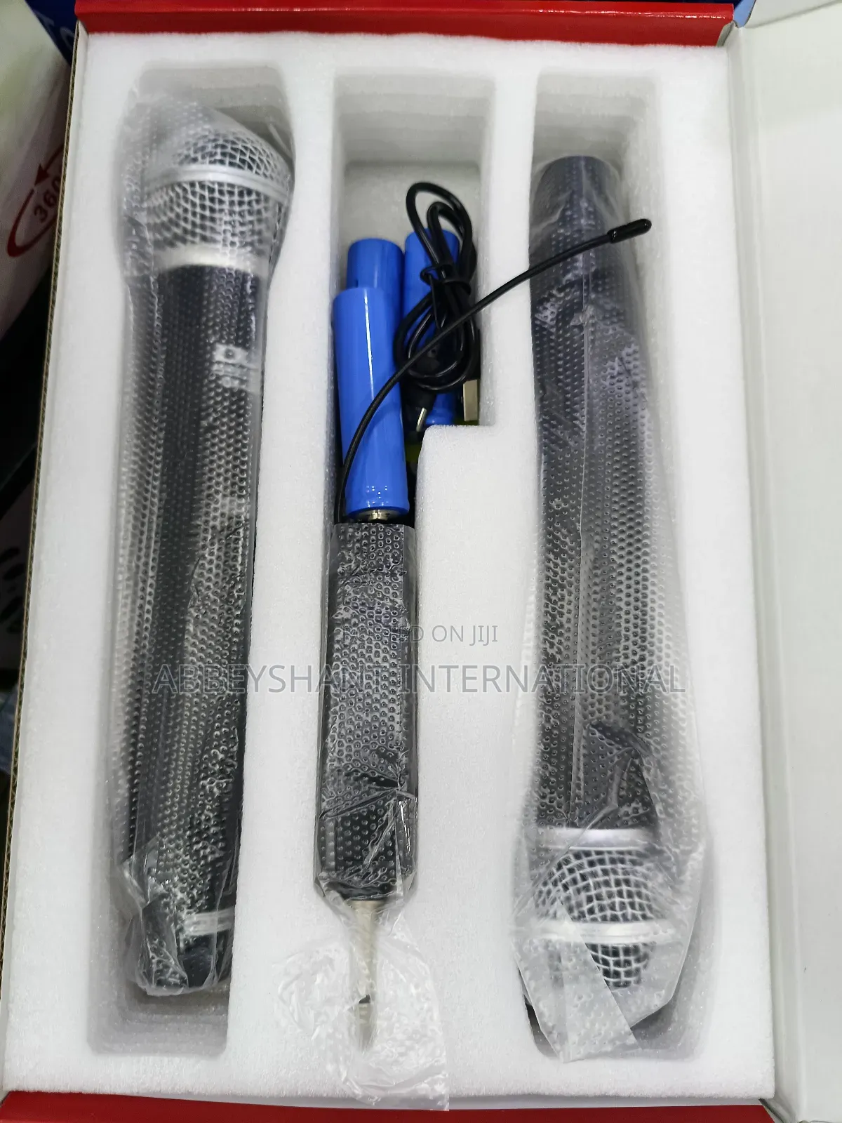 Dual Professional Wireless Microphone System.