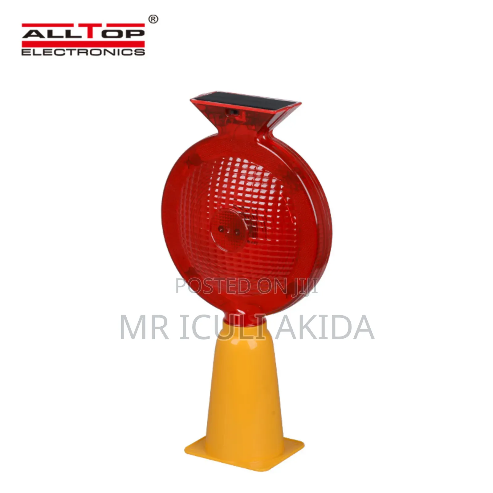 Solar-powered Led Traffic Cone Warning Light Fr Road,Construction Zone