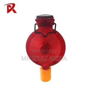 Solar-powered Led Traffic Cone Warning Light Fr Road,Construction Zone