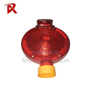 Solar-powered Led Traffic Cone Warning Light Fr Road,Construction Zone