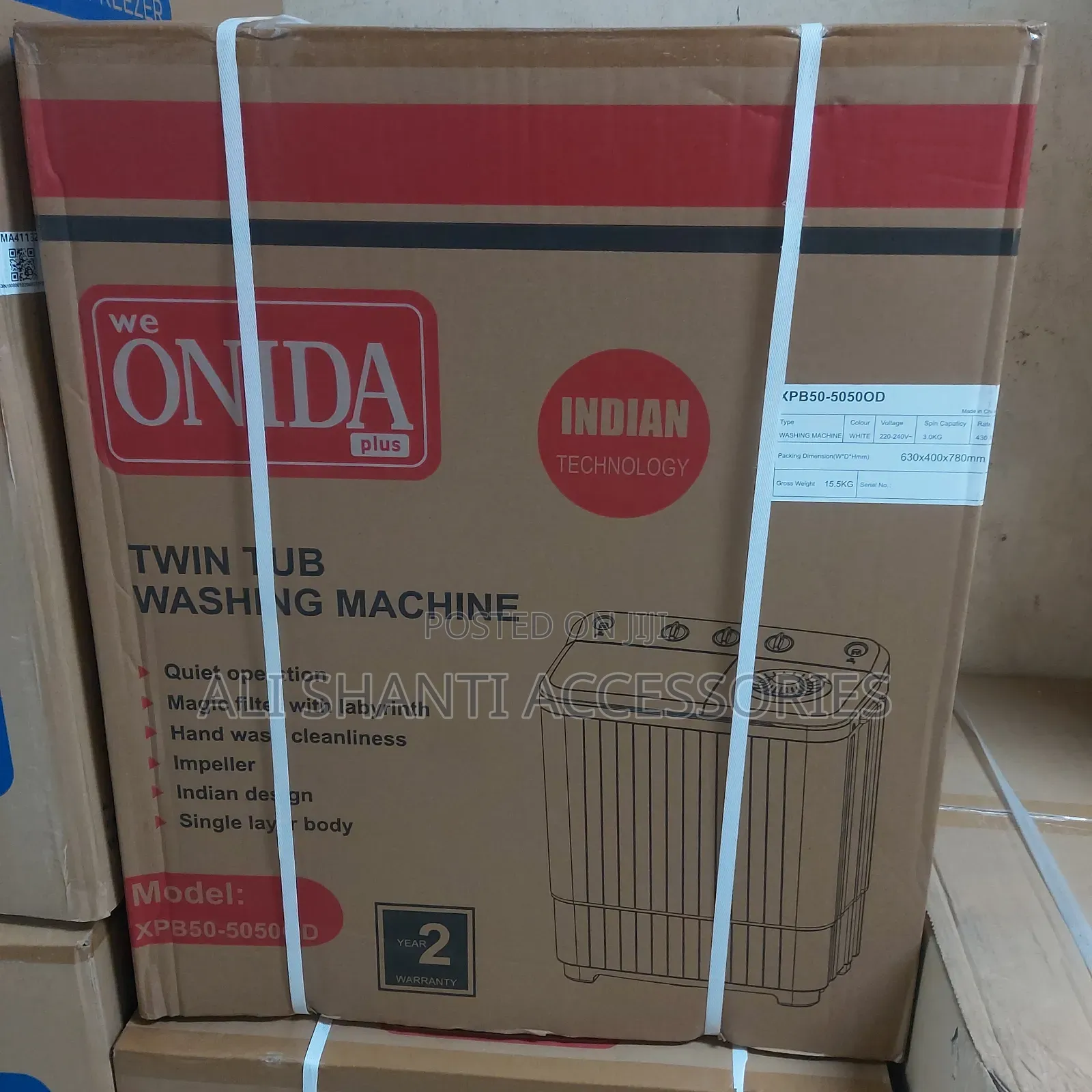 Washing Machine Top Loader 5kg Onida